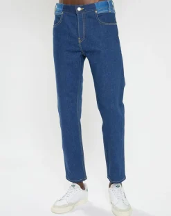 Jean Regular Fit taille haute bleu