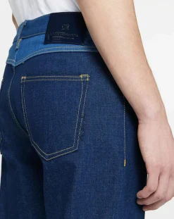 Jean Regular Fit taille haute bleu