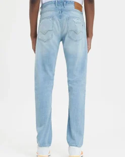 Jean Regular grover aged 20y destroyed bleu clair