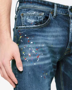 Jean Replay Aged Eco bleu moyen