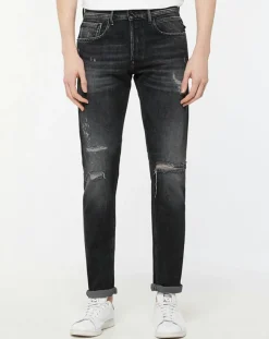Jean Replay Broken Edge gris foncé