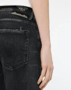 Jean Replay Broken Edge gris foncé
