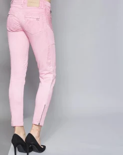 Jean Skinny délavé rose