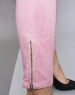 Jean Skinny délavé rose