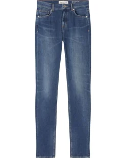 Jean Skinny Taille haute bleu moyen