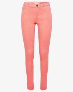 Jean skinny uni rose poudre