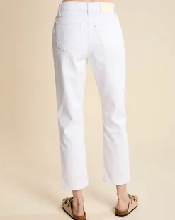 Jean slim 100% Coton Bio Pam blanc