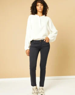 Jean slim 7/8 Scarlett bleu marine