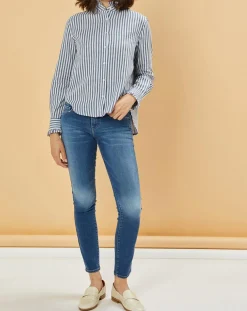 Jean slim 7/8 Scarlett worn