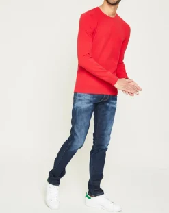 Jean Slim Anbass Ice Blast bleu foncé