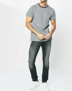 Jean Slim Daxko noir délavé