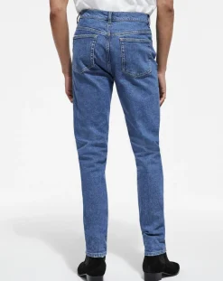 Jean Slim délavé bleu denim