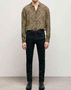 Jean Slim délavé noir délavé