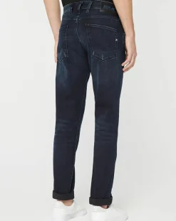 Jean Slim en Coton Bio 573 Anbass bleu foncé