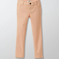 Jean Slim en Coton mélangé orange