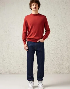 Jean slim en Toile de Coton organique Peeg bleu foncé