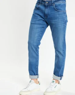 Jean Slim Fit Wash Flex bleu moyen