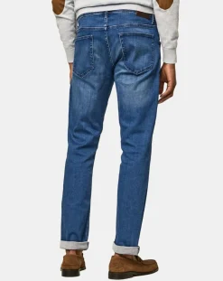Jean Slim Fit Wash Flex bleu moyen