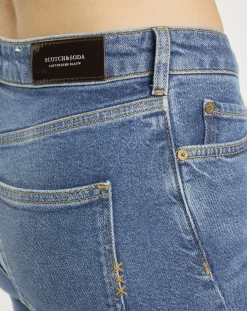 Jean Slim High Five Taille Haute bleu