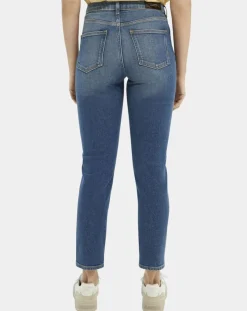 Jean Slim High Five Taille Haute bleu