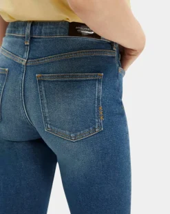 Jean Slim High Five Taille Haute bleu