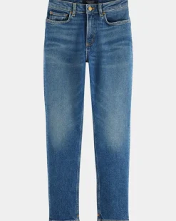 Jean Slim High Five Taille Haute bleu