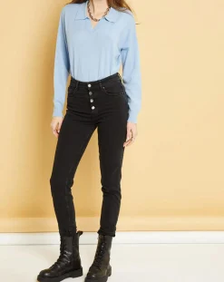 Jean slim Natural Nevada black stone