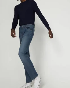 Jean Straight Saft bleu gris