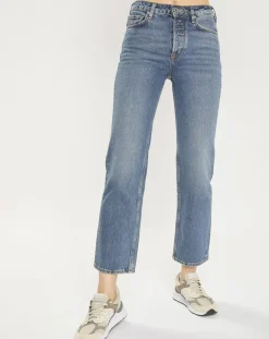 Jean Taille haute Droit The Sky bleu moyen