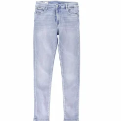 Jean taille haute pixlette high bleu