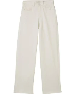 Jean taille haute Wideleg blanc