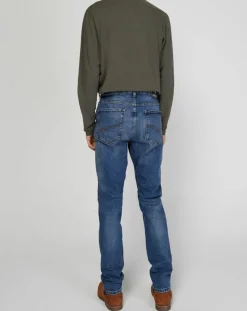 Jean tapered Douro bleu