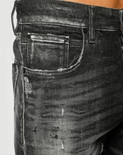 Jean Tapered Tinmar noir délavé