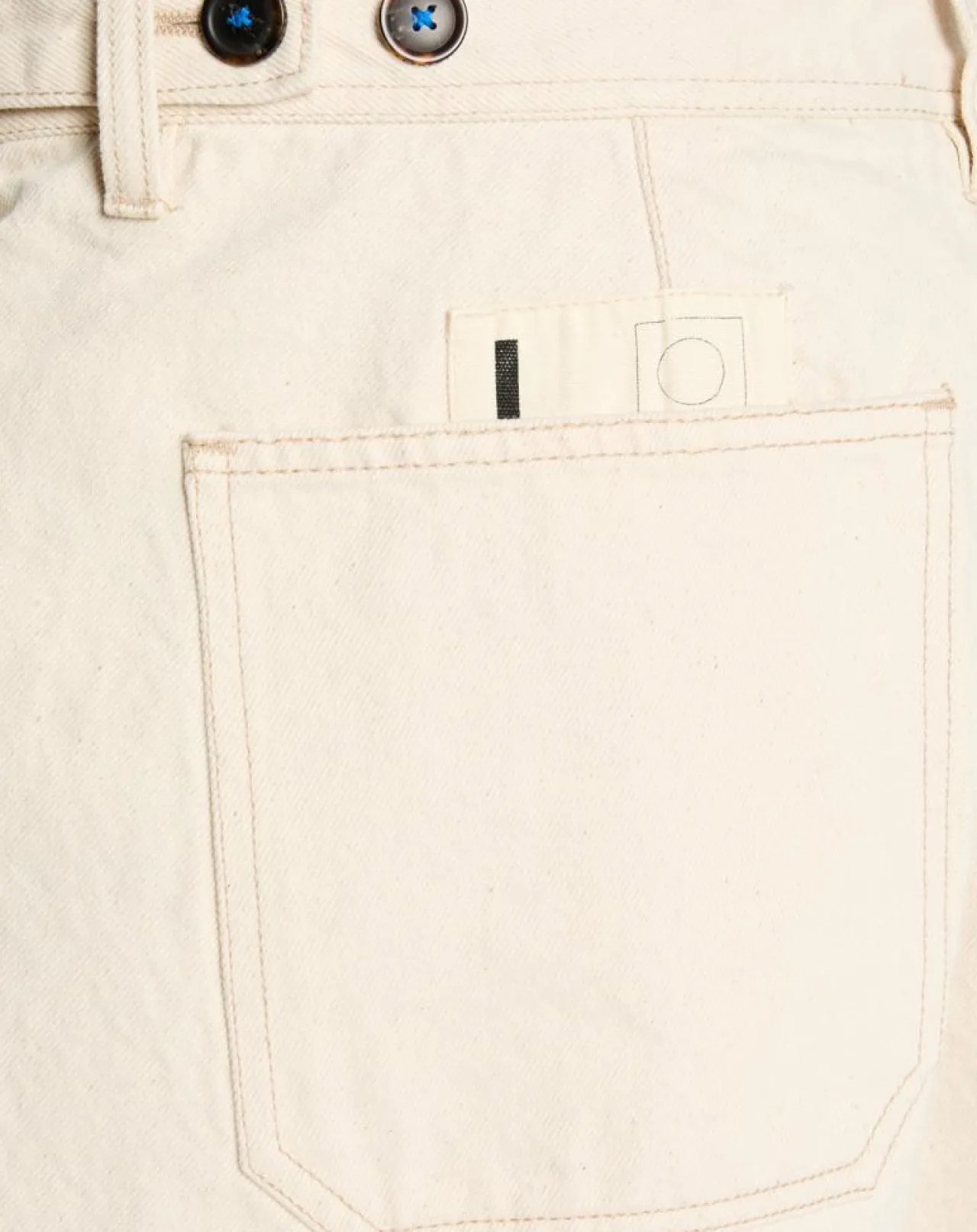 Jean unisexe Atelier Chino écru