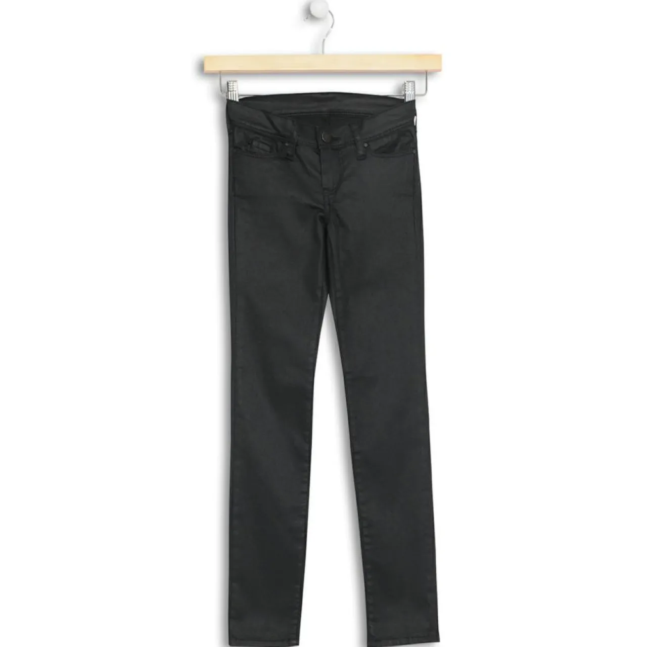 Jean Waxe en Toile de Coton noir