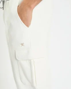 Jogging cargo Slim Fit écru