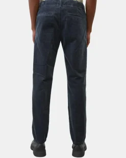 Jogging en Velours côtelé Osby stretch bleu marine