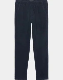 Jogging en Velours côtelé Osby stretch bleu marine