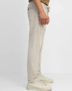 Jogging en Velours côtelé Stig stretch écru