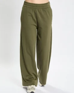 Jogging large taille élastique kaki