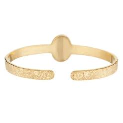 Jonc Lola Lapis en laiton doré