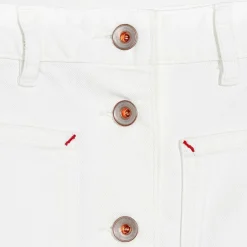 Jupe crayon en jean Pepsie blanche