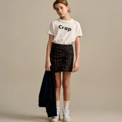 Jupe Shadow à carreaux multicolore