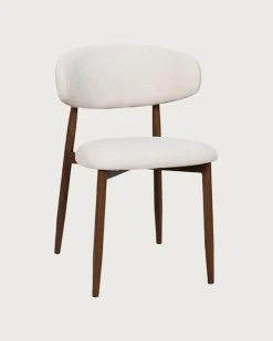 Kerin - Chaise en tissu et pieds métal