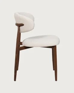 Kerin - Chaise en tissu et pieds métal