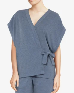 Kimono Kira gris chambray