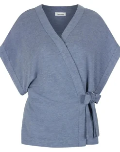 Kimono Kira gris chambray