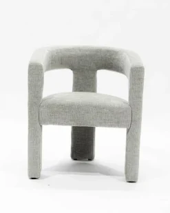 Lagon - Fauteuil de salon gris en tissu design