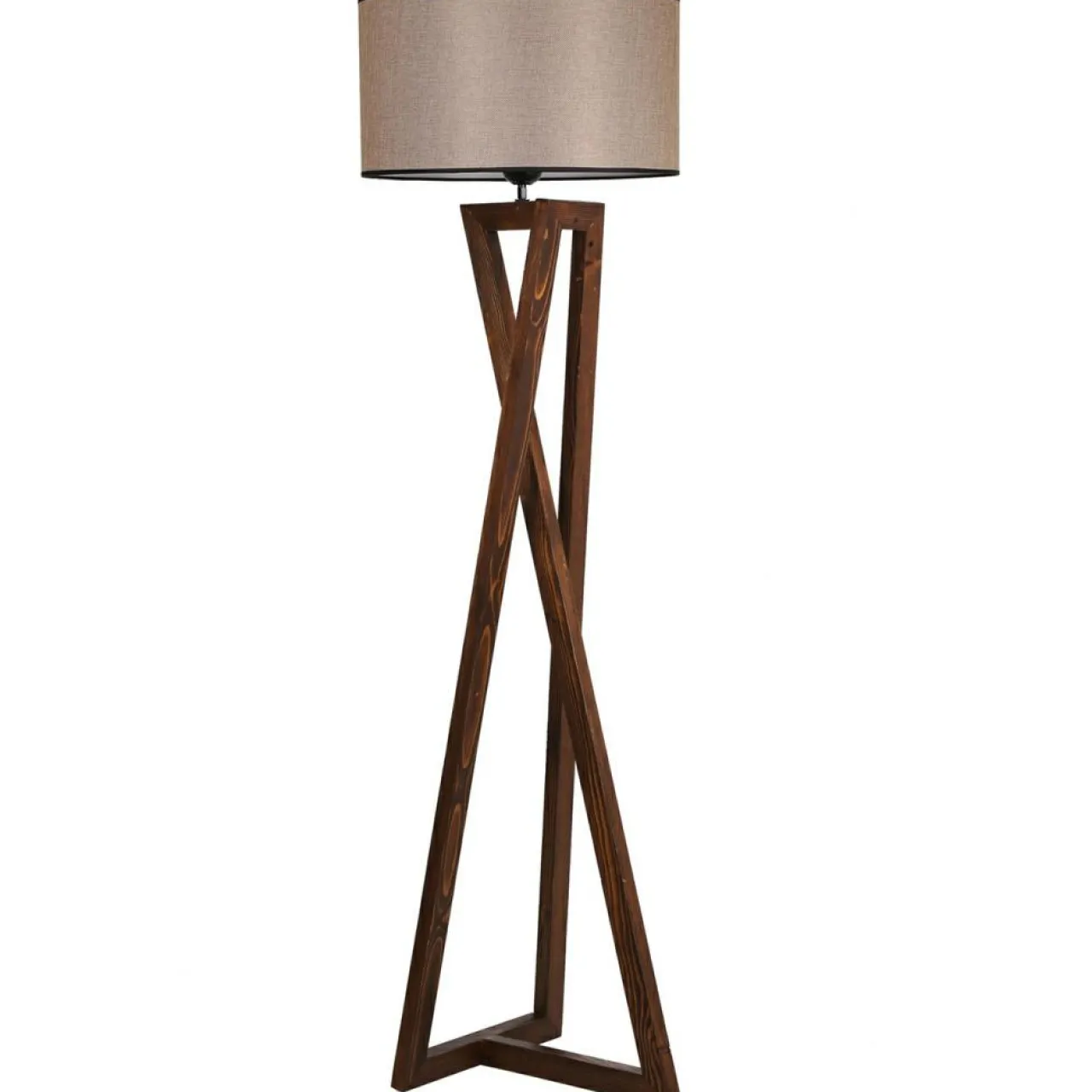 Lampadaire Arianne noyer - 24x45x166 cm