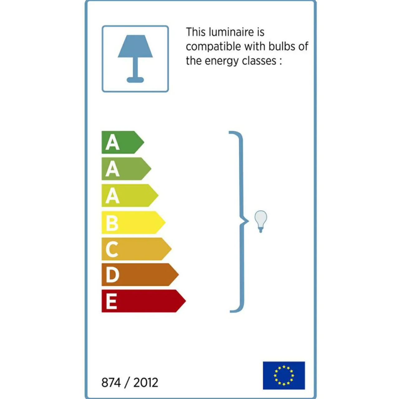Lampadaire Ayd noir/brun - 38x140 cm